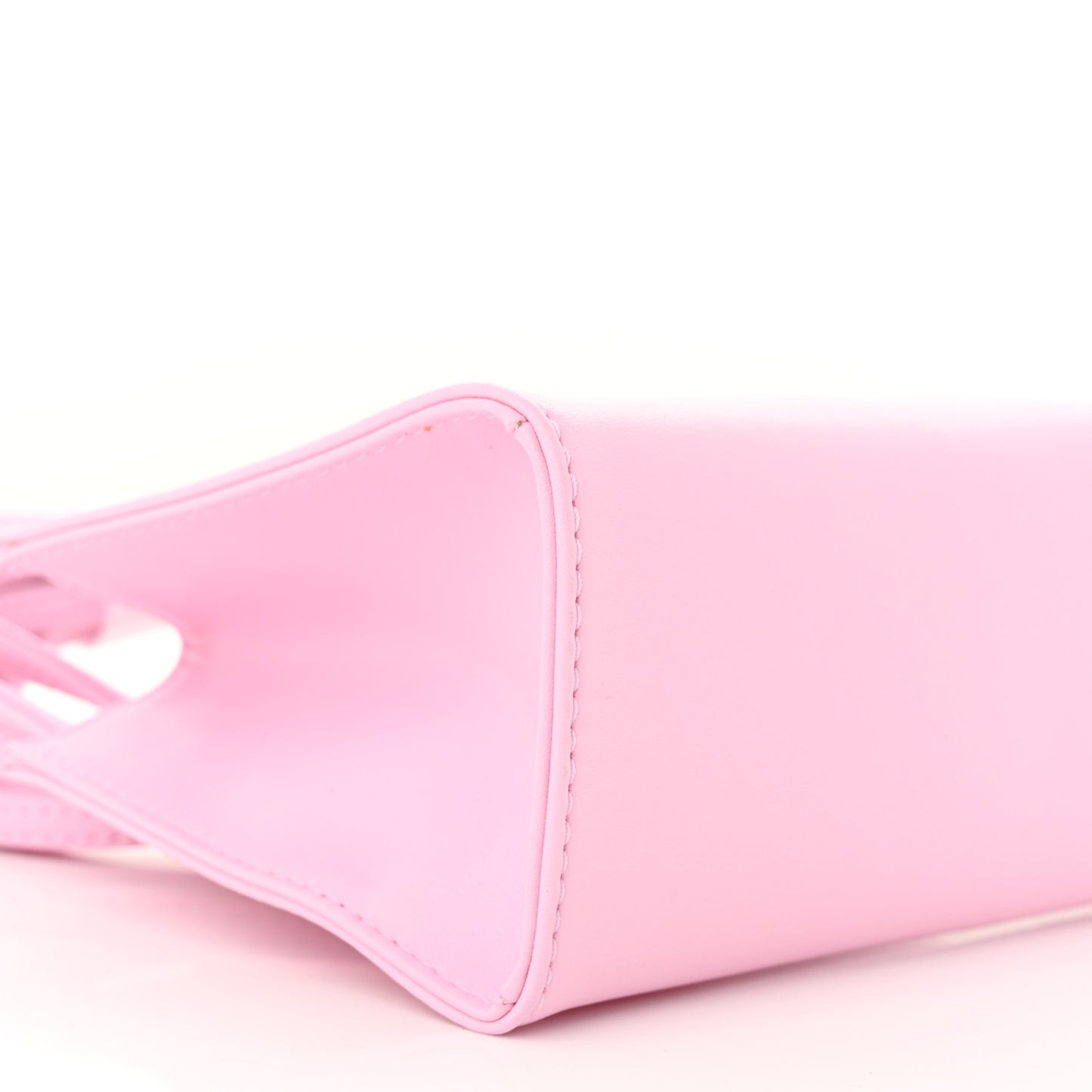 Vegan Leather Small Shopping Bag Bubblegum