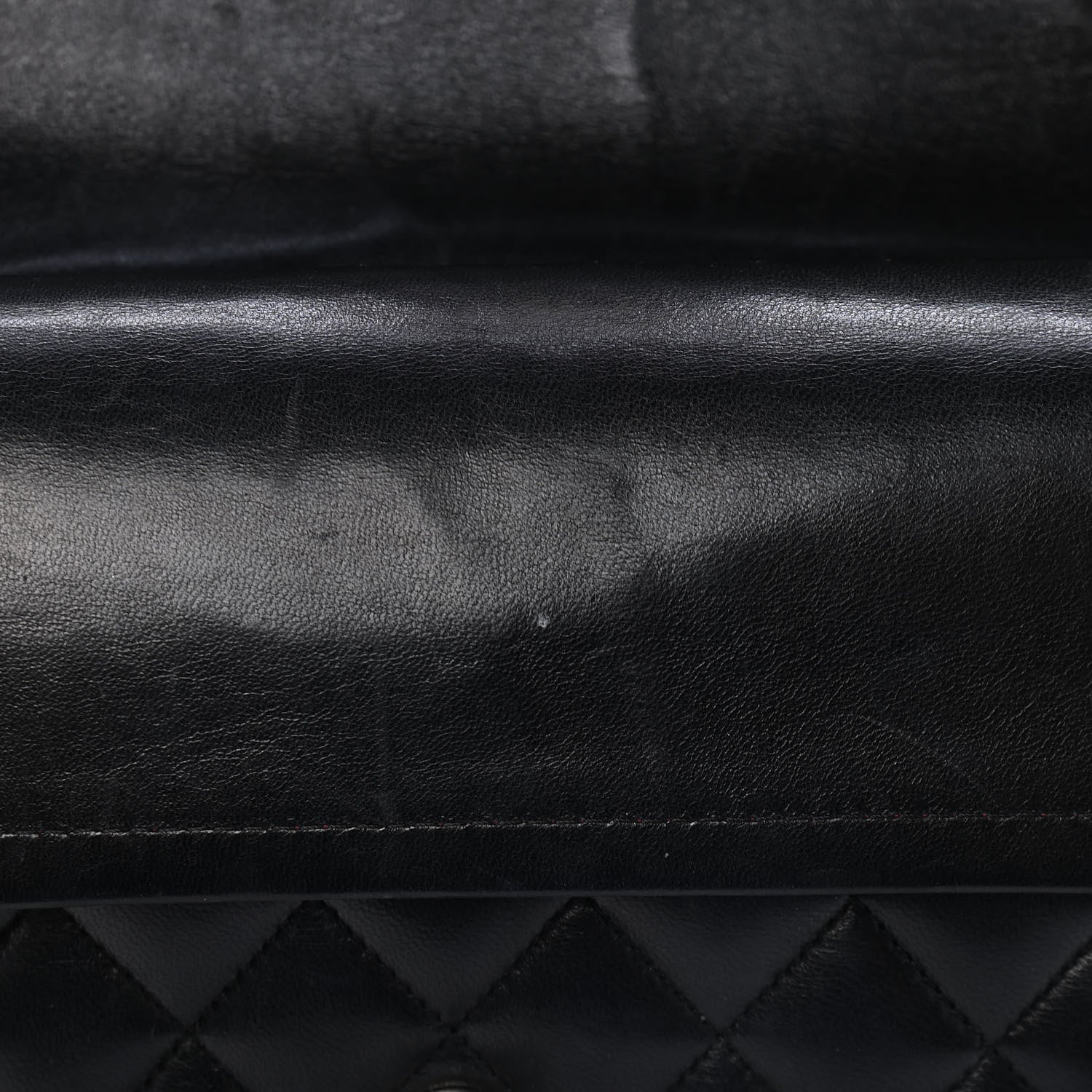 Chanel Lambskin Quilted Medium Double Flap Black 13 of 13