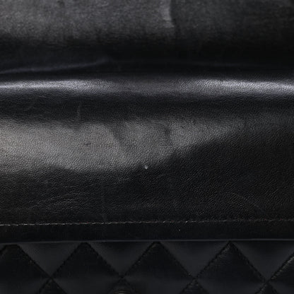 Chanel Lambskin Quilted Medium Double Flap Black 13 of 13