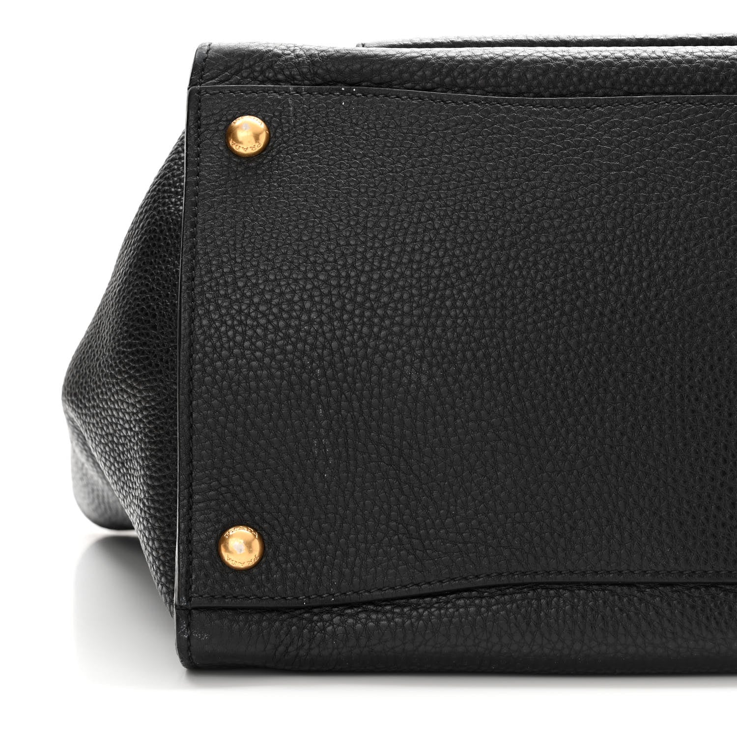 Prada Vitello Daino Tote Black 12 of 13