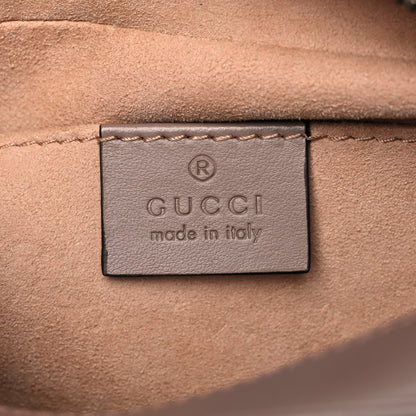Gucci Calfskin Matelasse Small GG Marmont Chain Shoulder Bag Porcelain Rose 11 of 25