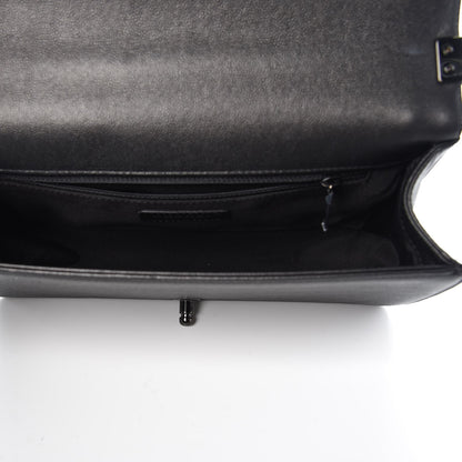 Chanel Caviar Quilted New Medium Boy Flap So Black 7 of 8