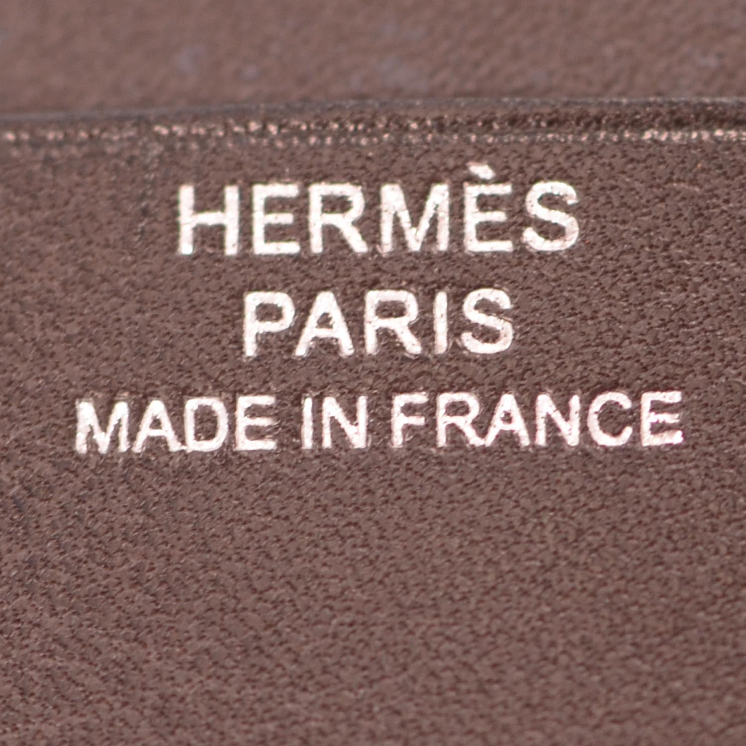 Hermes Mens Evergrain Leather Billfold Wallet Ebene 6 of 8