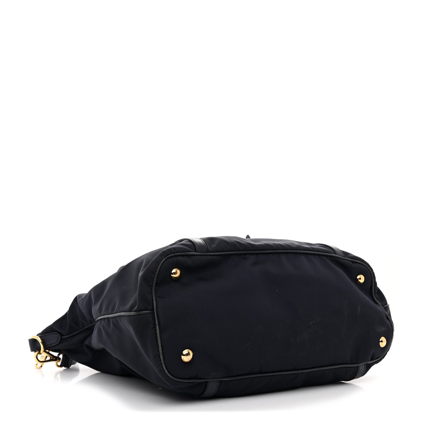 Saffiano Tessuto Nylon Logo Shopping Tote Royal Blue