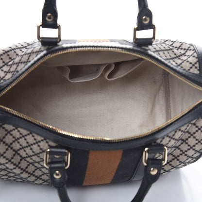 Gucci Diamante Vintage Web Medium Boston Black 6 of 15
