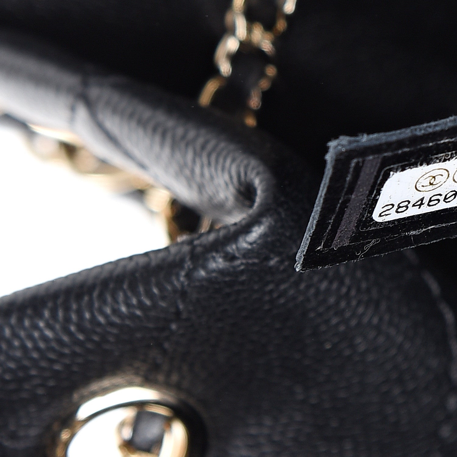 Chanel Caviar Quilted Large Rolled Up Bucket Drawstring Bag Black 6 of 9
