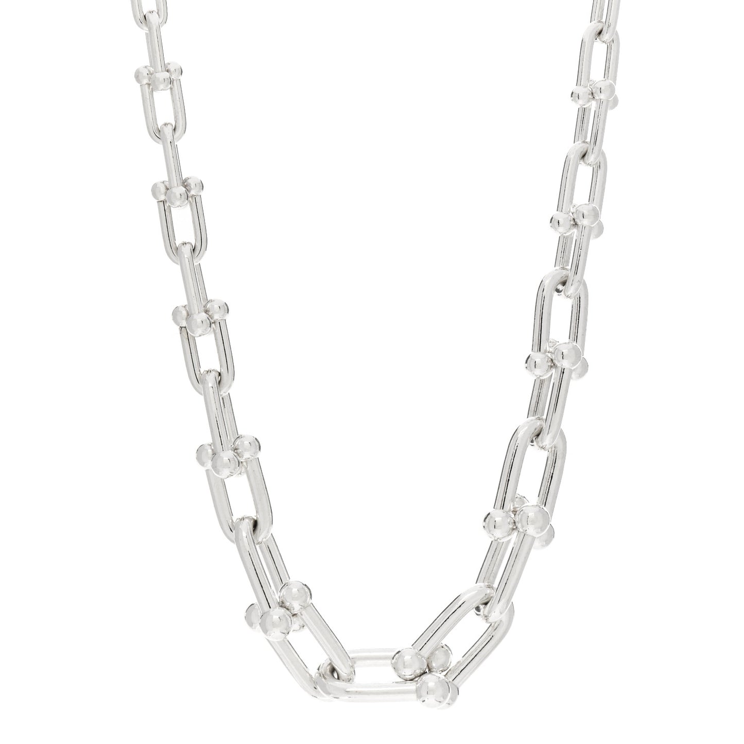 Sterling Silver HardWear Graduated Link Necklace