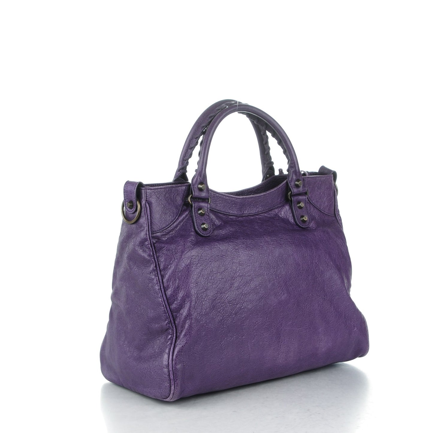Agneau Classic Hardware Velo Dark Violet