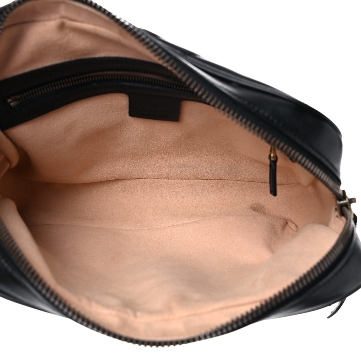 Calfskin Matelasse Mens GG Marmont Belt Bag 110 44 Black