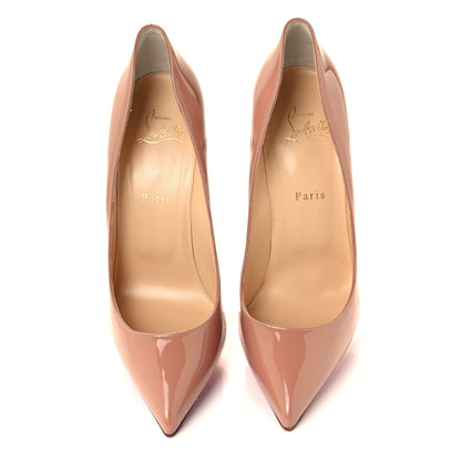 Christian Louboutin Patent Pigalle Follies 100 Pumps 40 Nude 5 of 10