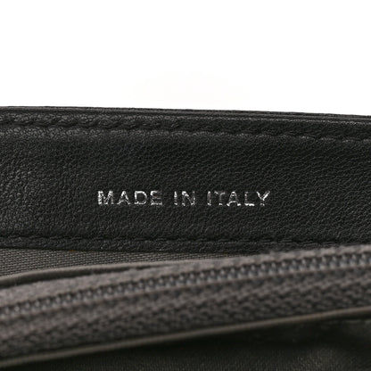 Chanel Lambskin Camellia Embossed Medium Wallet Black 7 of 11