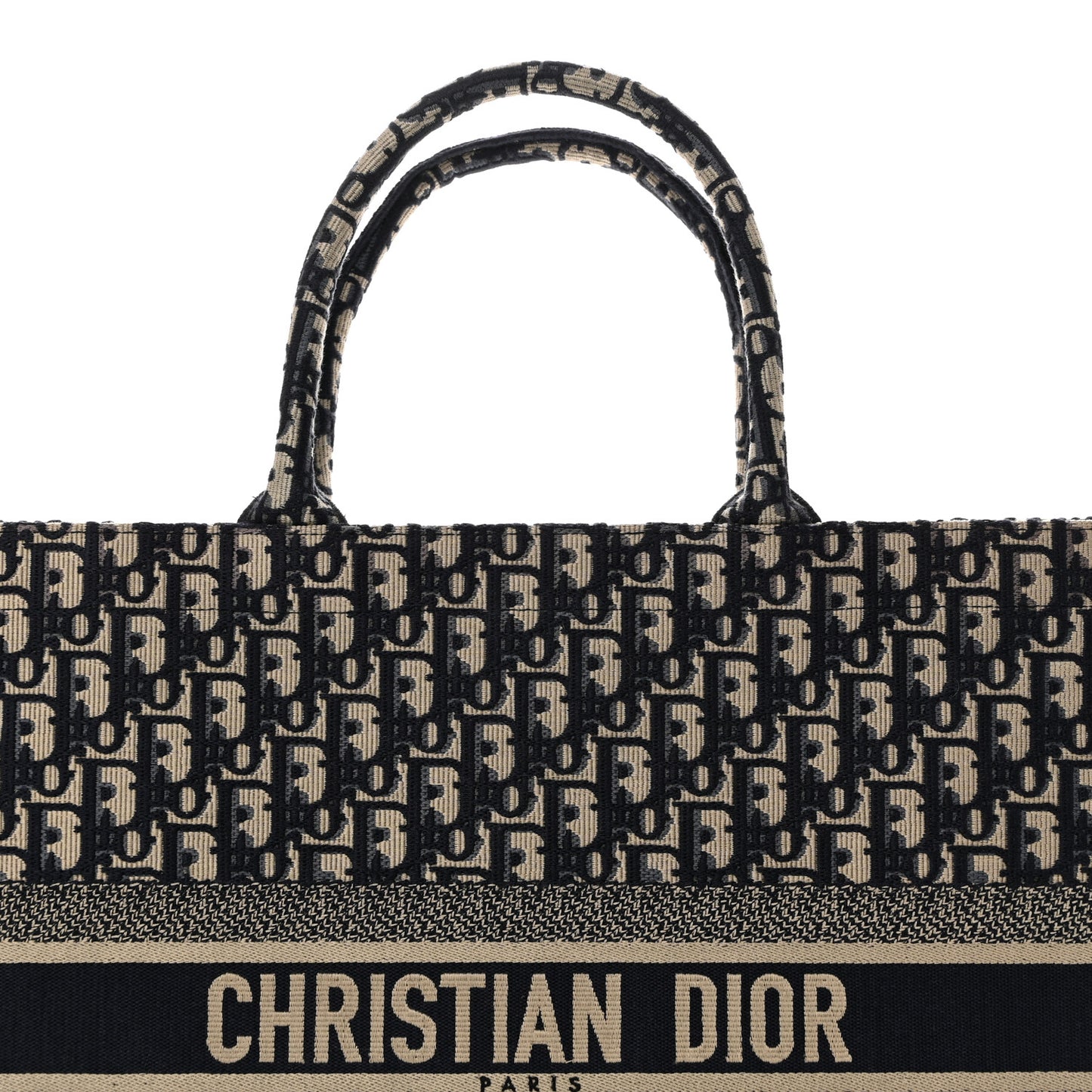 Oblique Large Book Tote Blue Multicolor
