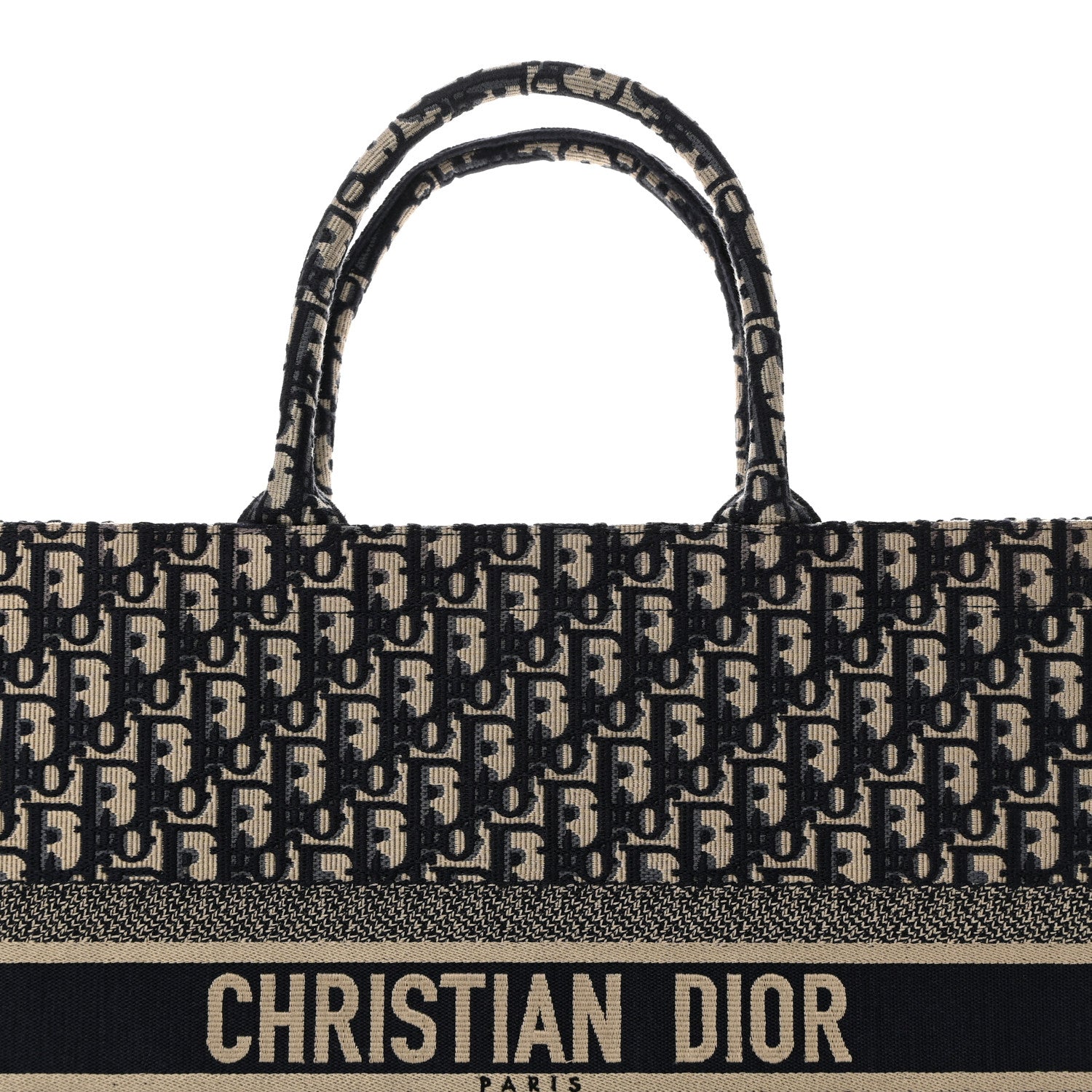 Christian Dior Oblique Large Book Tote Blue Multicolor 8 of 10