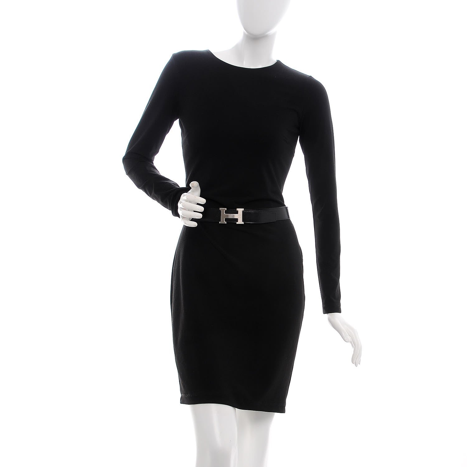 Hermes Box Togo 32mm H Belt 85 Black Etain 2 of 11