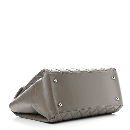 Chanel Aged Calfskin Medium Lady Pearly Flap Grey 4 of 16