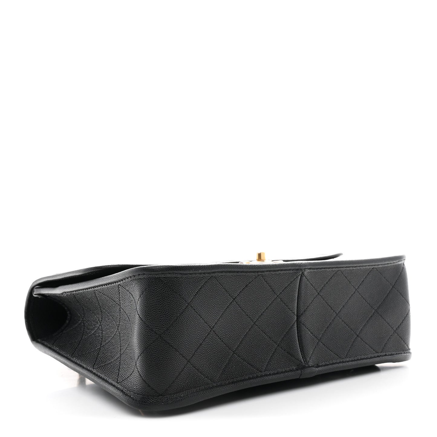 Caviar Quilted School Memory Backpack Black