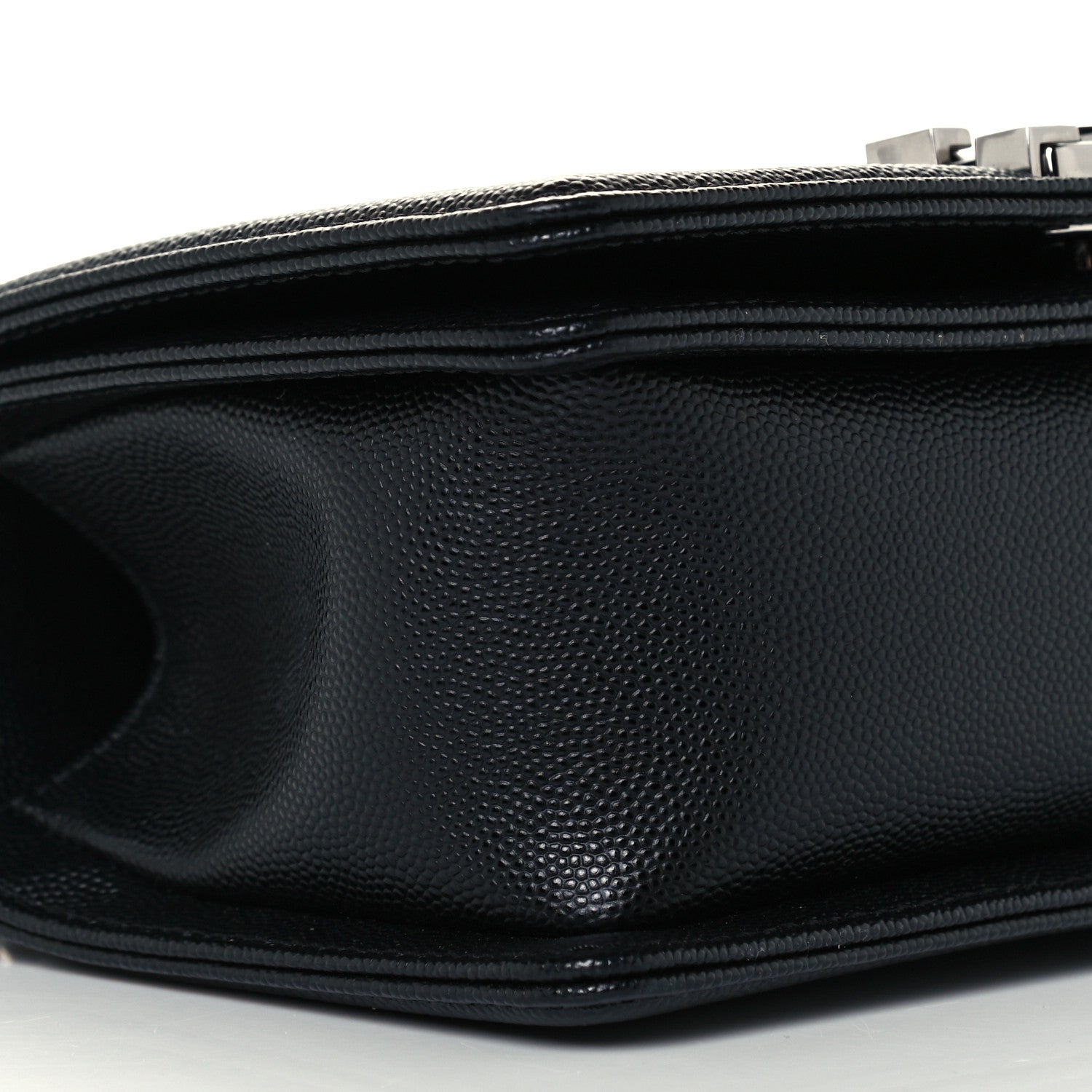 Chanel Caviar Chevron Quilted Small Boy Flap Black 9 of 10