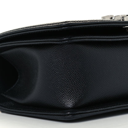 Chanel Caviar Chevron Quilted Small Boy Flap Black 9 of 10