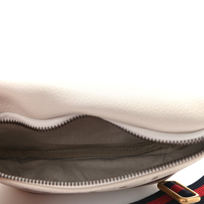 Gucci Grained Calfskin Small Logo Belt Bag White 5 of 9