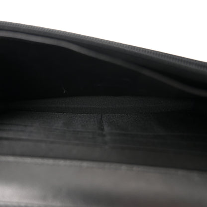 Chanel Lambskin Pyramid Wallet On Chain WOC Black 4 of 11