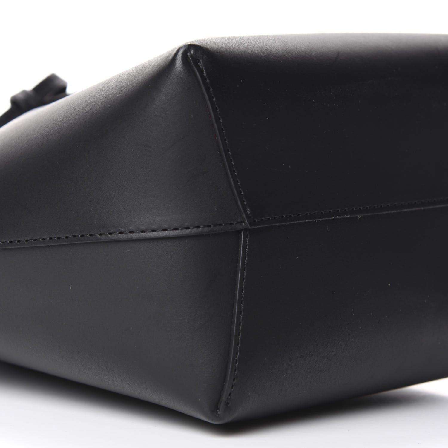 Mansur Gavriel Calfskin Mini Bucket Bag Black Flamma 6 of 10