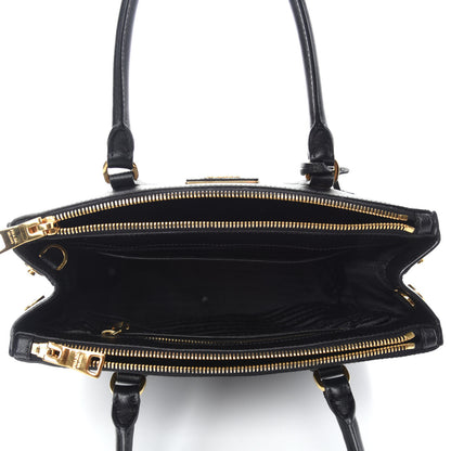Prada Saffiano Small Galleria Double Zip Tote Black 5 of 10
