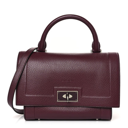 Givenchy Grained Calfskin Mini Shark Lock Oxblood Red 1 of 9
