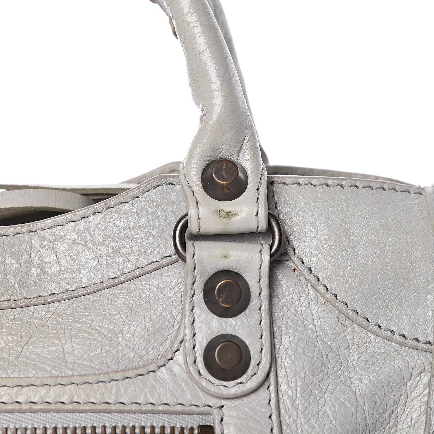 Balenciaga Agneau Classic Hardware Mini City Gris Glace 17 of 17