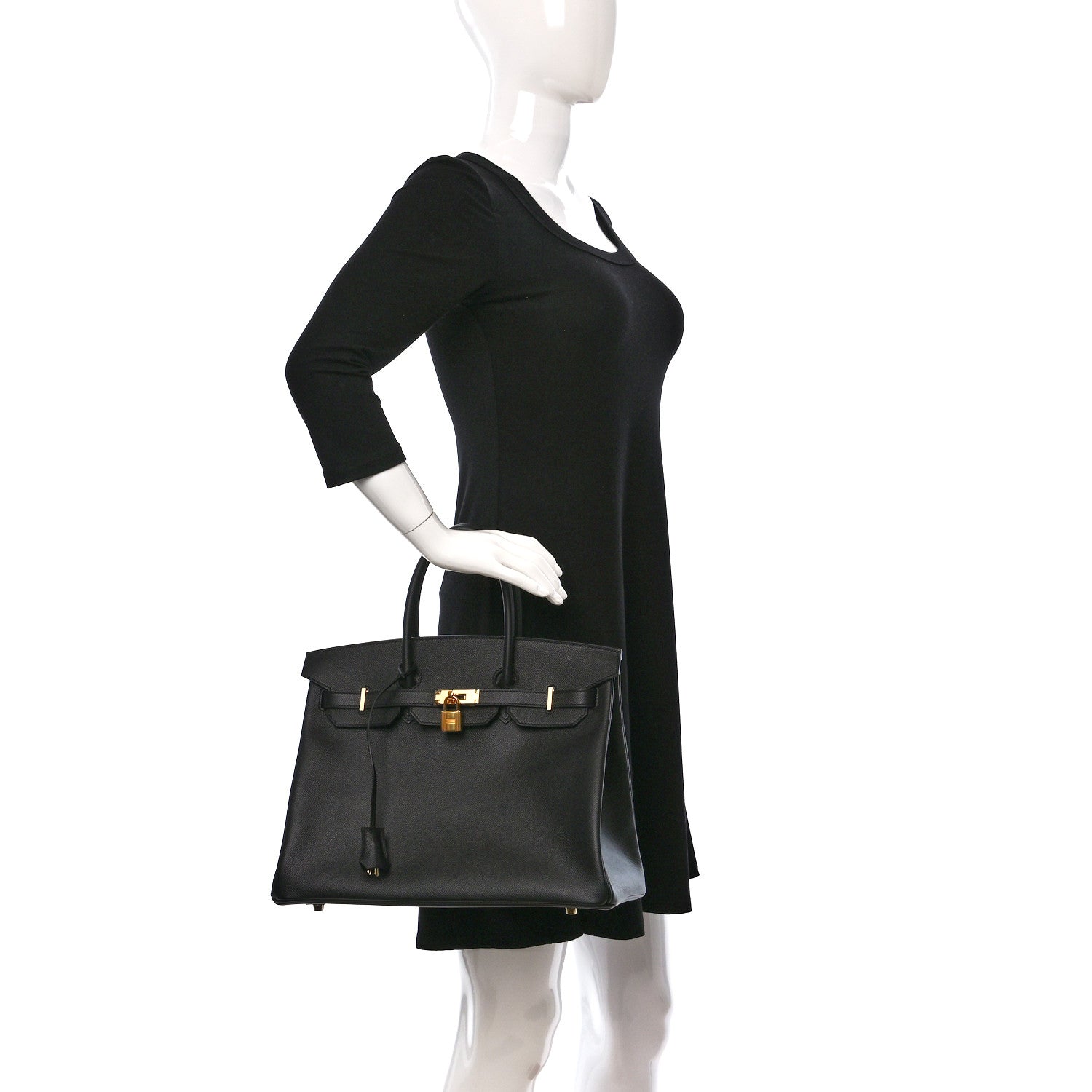 Hermes Epsom Birkin 35 Black 2 of 11