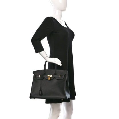 Hermes Epsom Birkin 35 Black 2 of 11