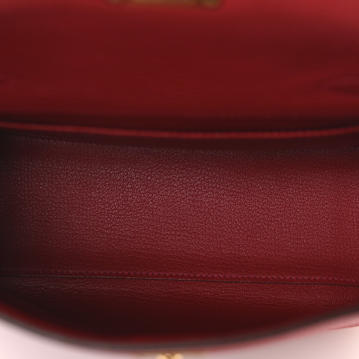 Hermes Taurillon Clemence Kelly Ado Backpack Rouge Casaque 5 of 11