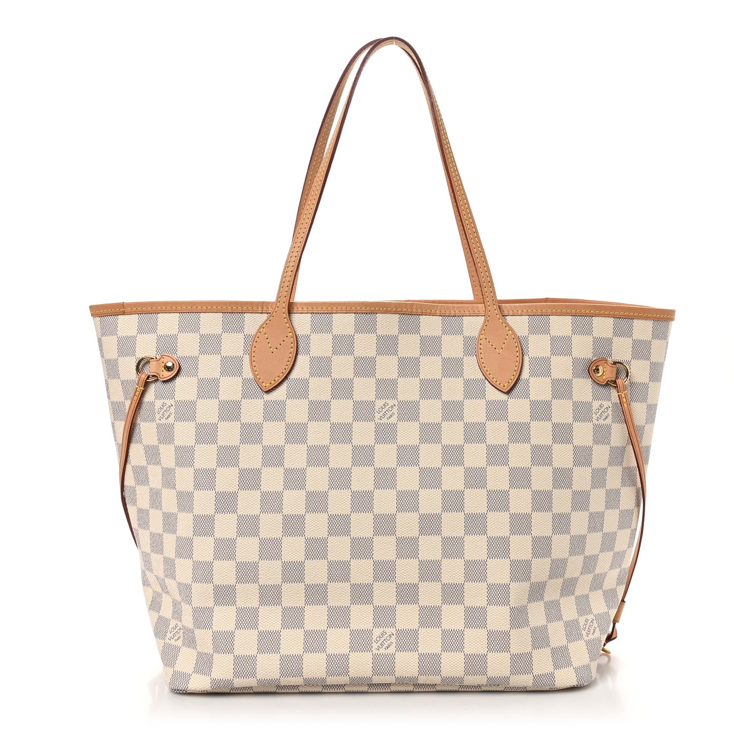 Damier Azur Neo Neverfull MM Rose Ballerine
