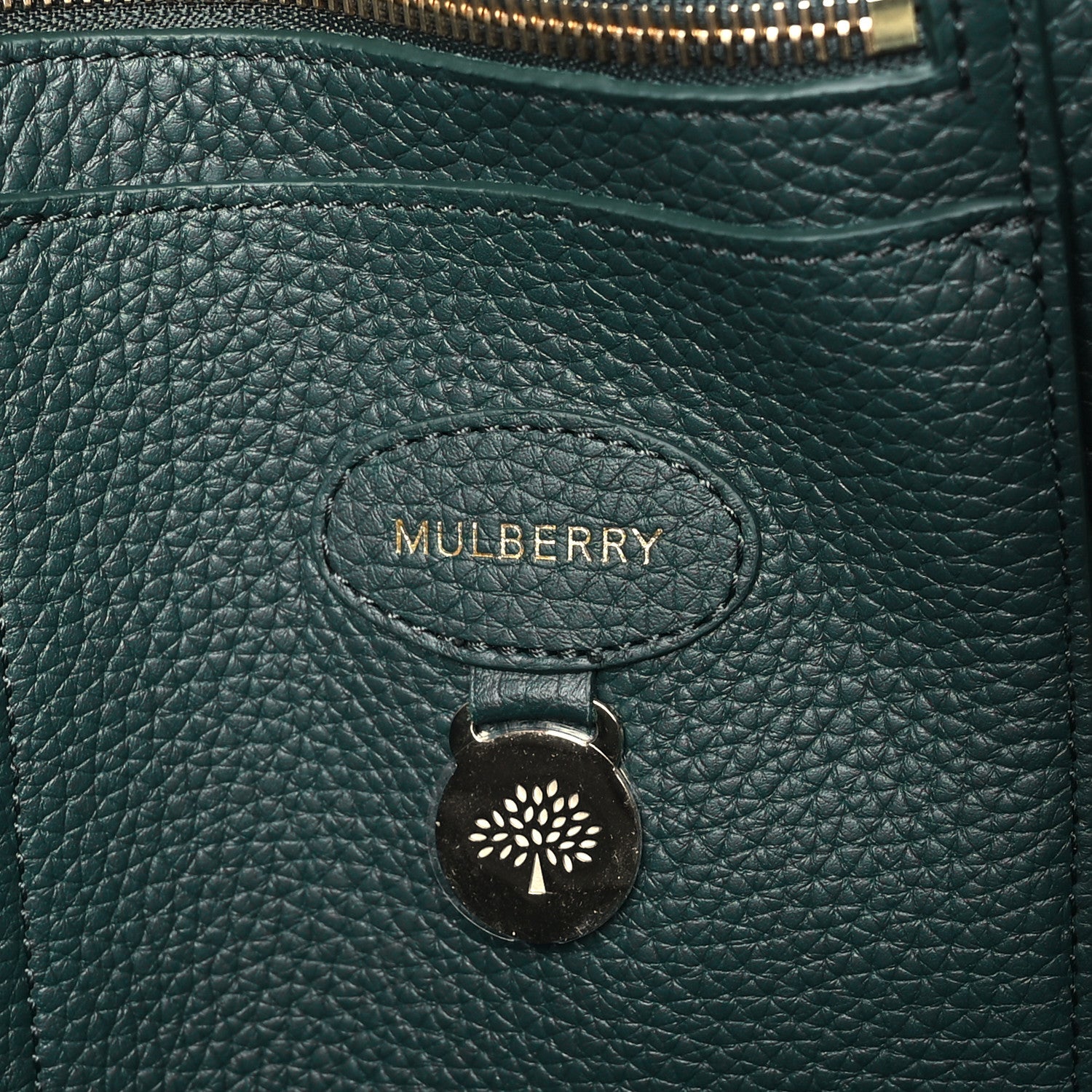 Mulberry Heavy Grain Bayswater Mulberry Green 6 of 9