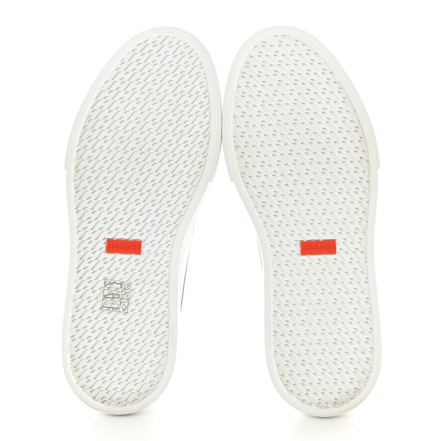 Hermes Calfskin Womens Get Sneakers 38.5 White 5 of 10