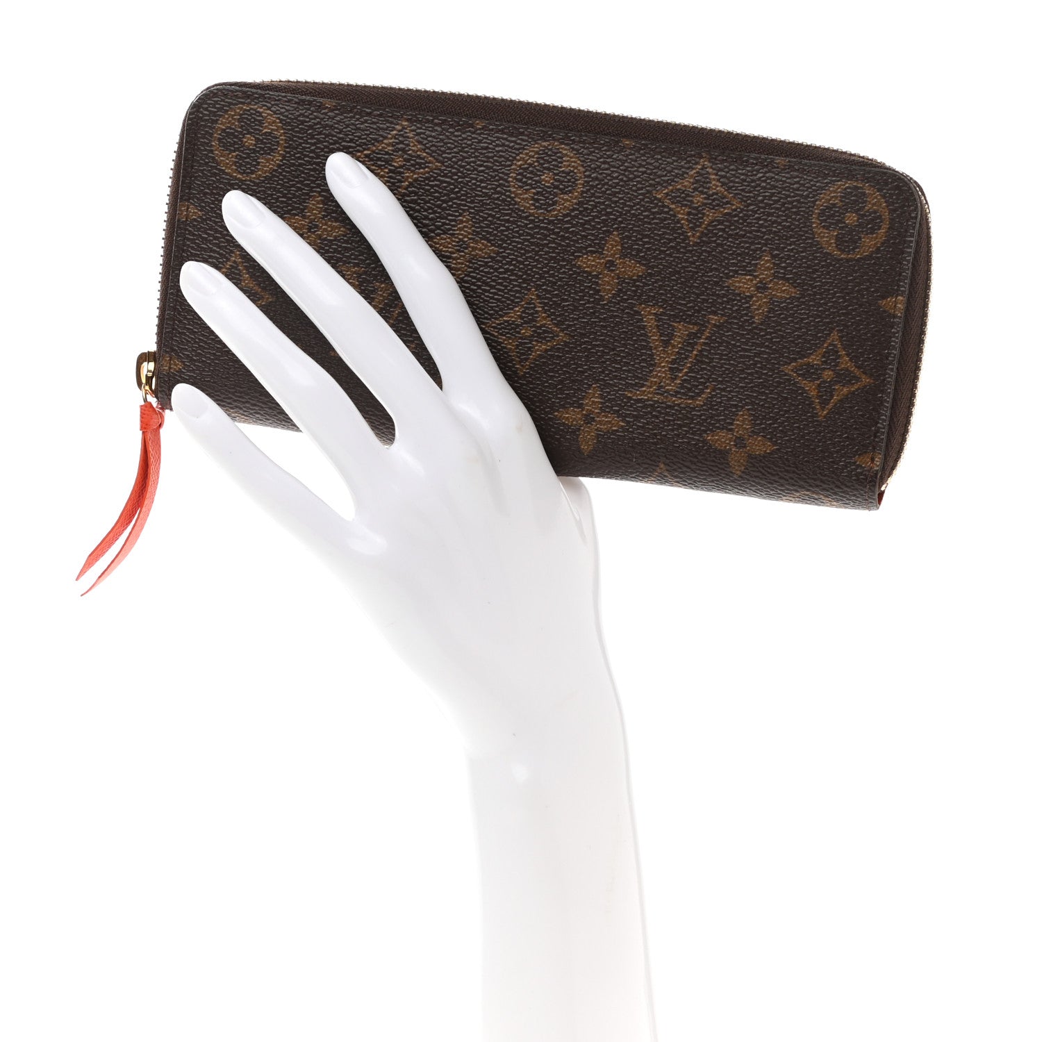 Louis Vuitton Monogram Clemence Wallet Piment 2 of 7