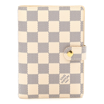 Louis Vuitton Damier Azur Small Ring Agenda Cover 1 of 8