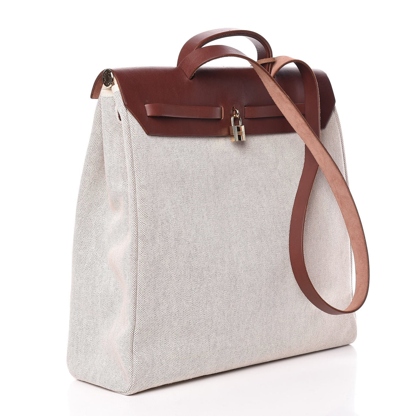 Toile Calfskin Herbag 39 GM Natural