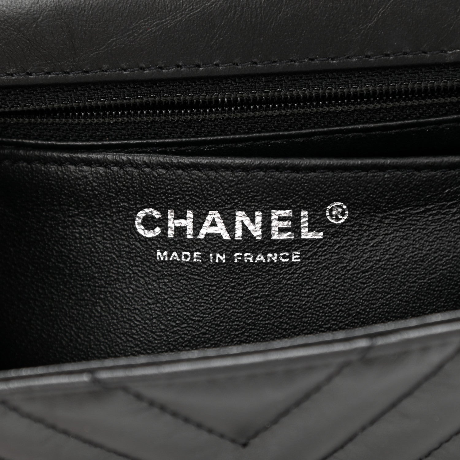 Chanel Aged Calfskin Chevron Quilted 2.55 Reissue Mini Flap So Black 6 of 10