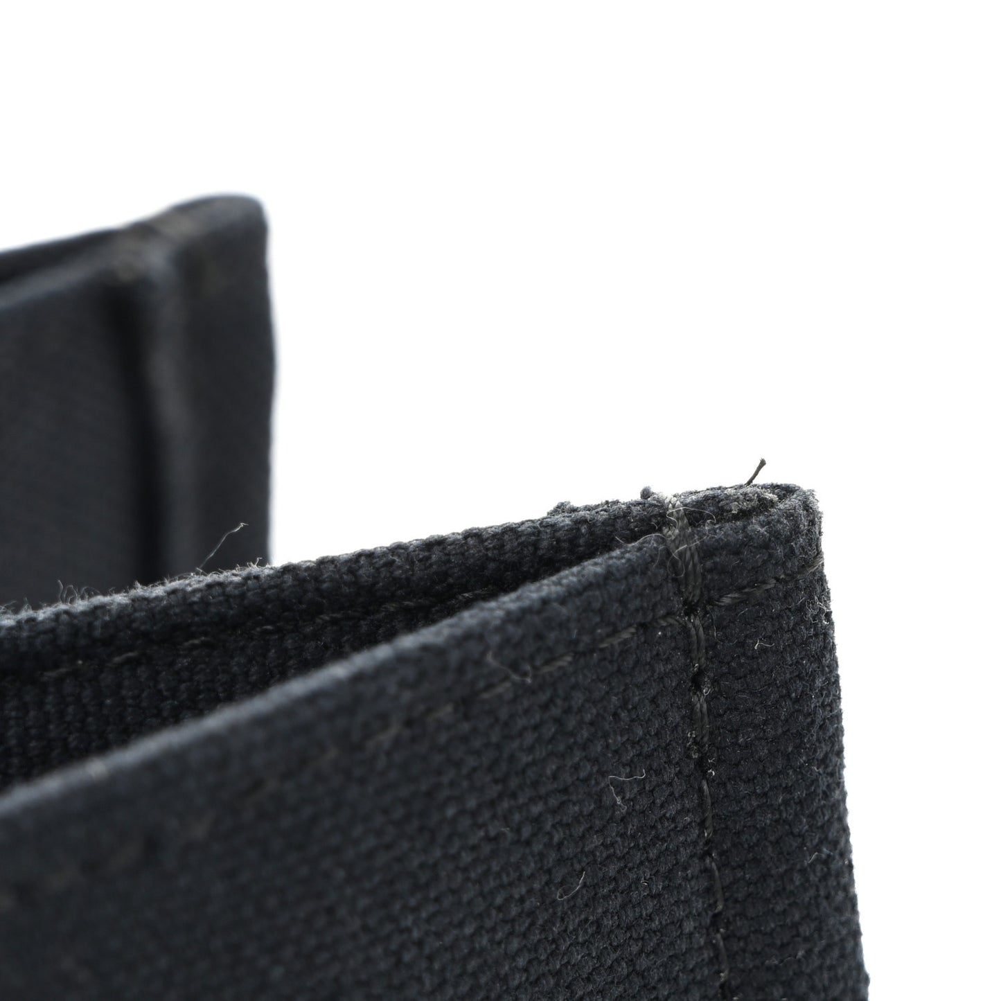 Canvas Studded Small Logo Tote Bag Black