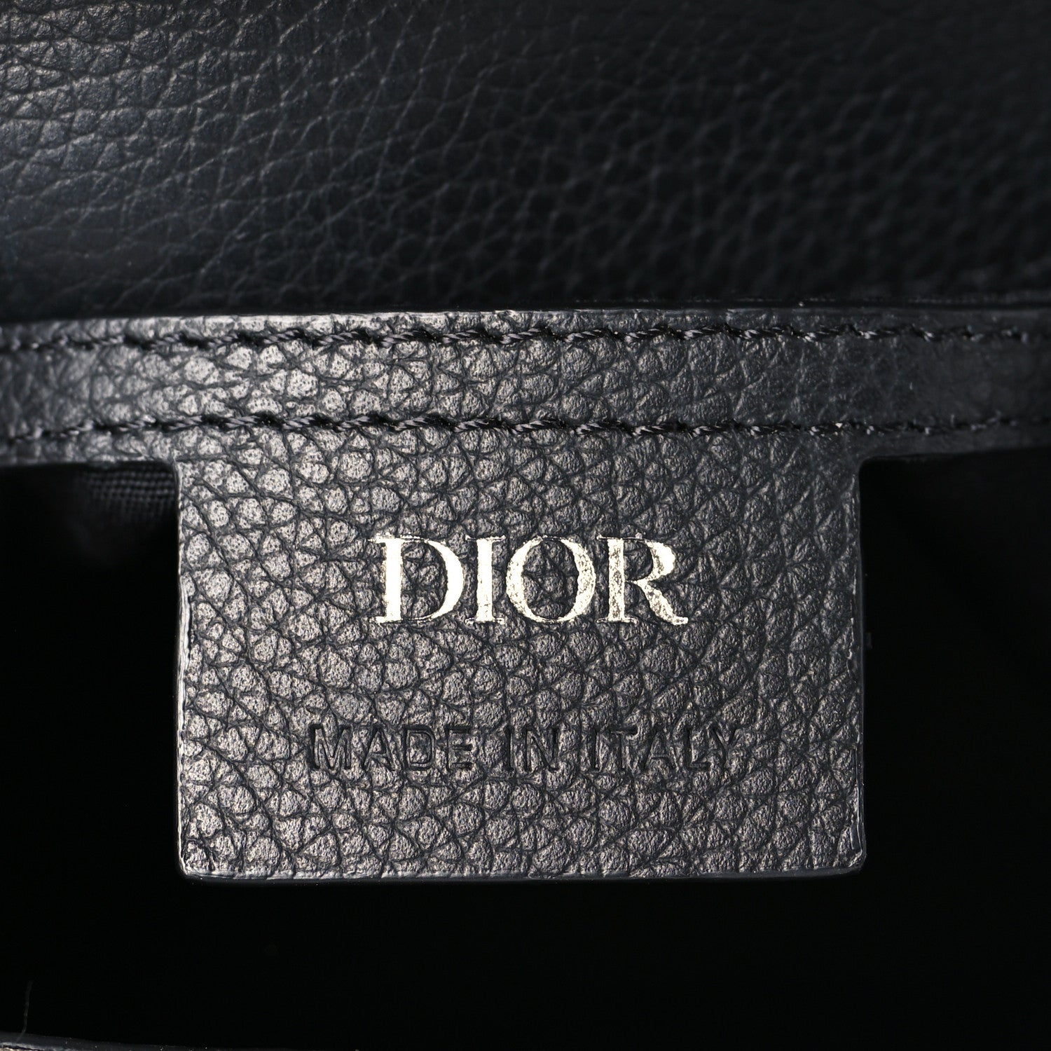 Christian Dior Grained Calfskin Oblique Mini Gallop Sling Bag Blue Black 6 of 9