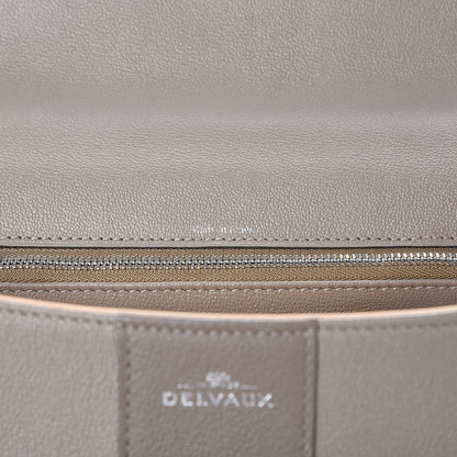 Delvaux Grained Calfskin MM Brillant Satchel Camaieux Tourterelle 7 of 8