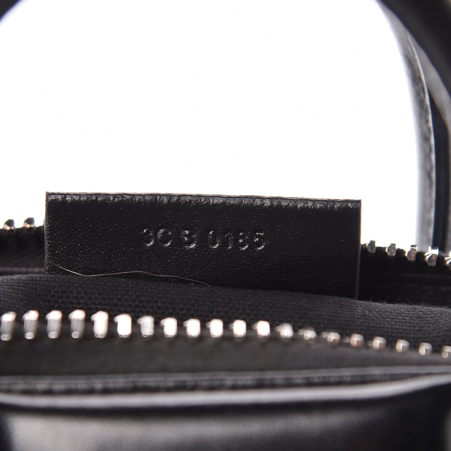 Shiny Lord Calfskin Mini Antigona Black
