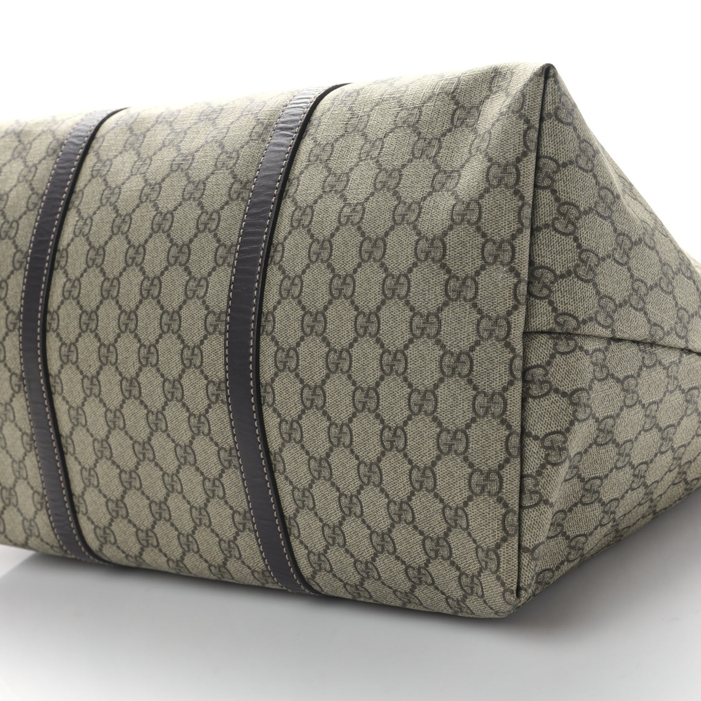 GG Plus Monogram Medium Joy Tote Dark Brown