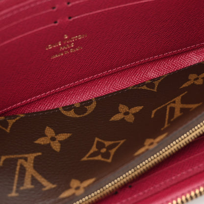 Louis Vuitton Monogram Clemence Wallet Fuchsia 5 of 9