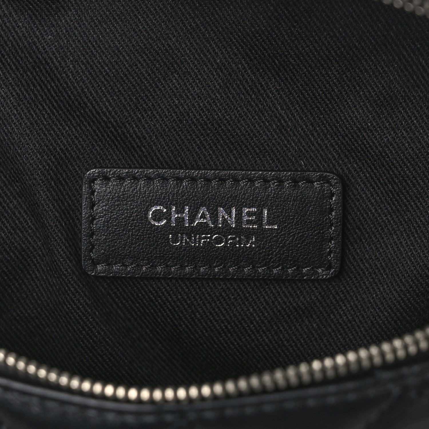 Chanel Calfskin Quilted Waist Belt Bag Black 6 of 11