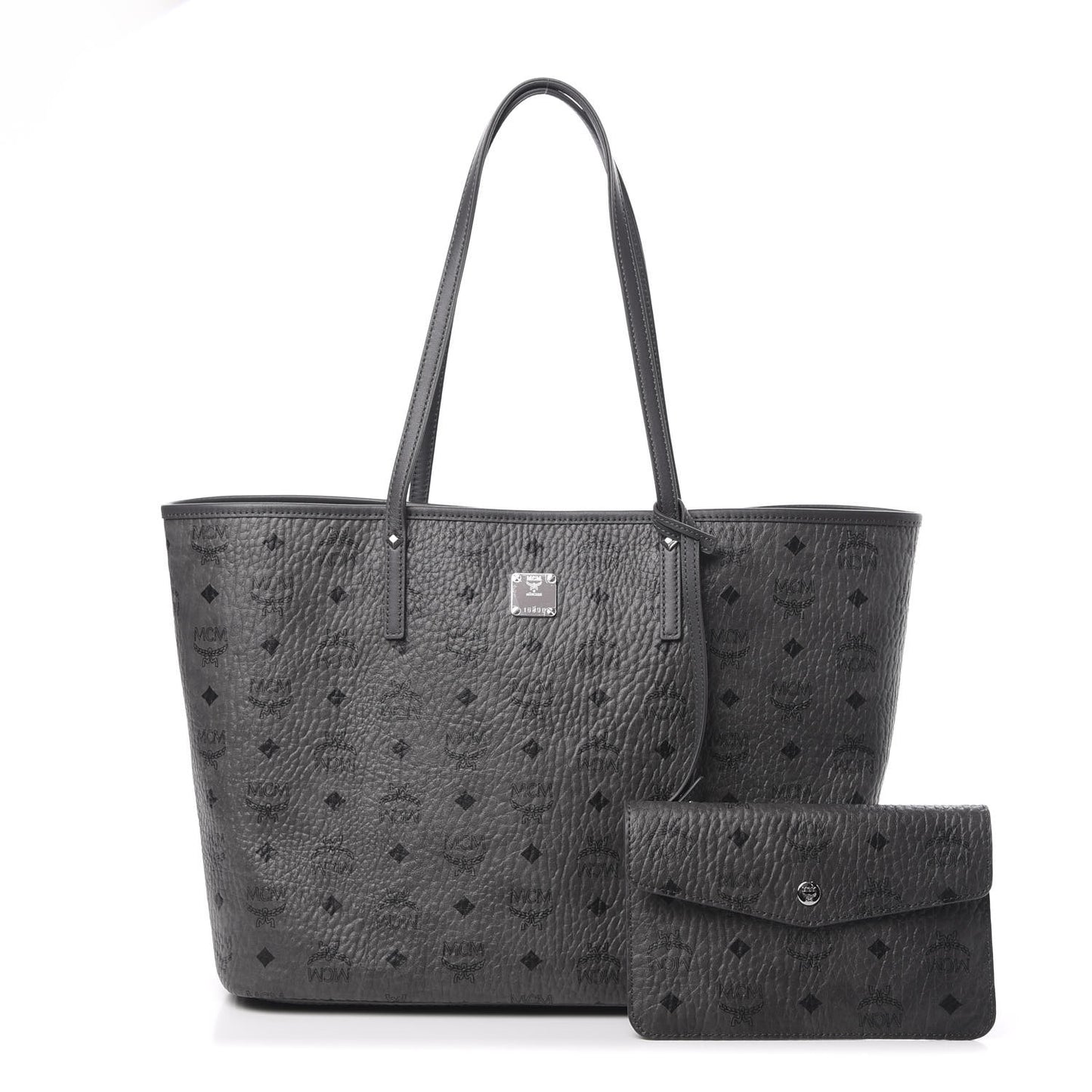 Visetos Medium Liz Reversible Shopper Tote Phantom Grey
