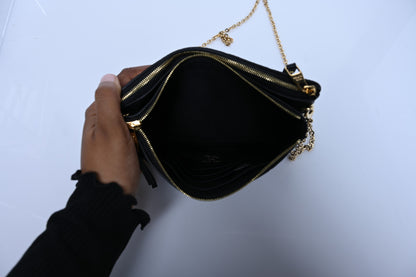 Louis Vuitton Empreinte Double Zip Pochette Black 12 of 22