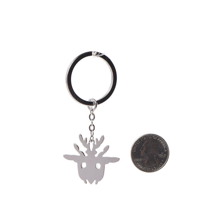 Christian Dior Palladium Bee Charm Key Ring 2 of 2