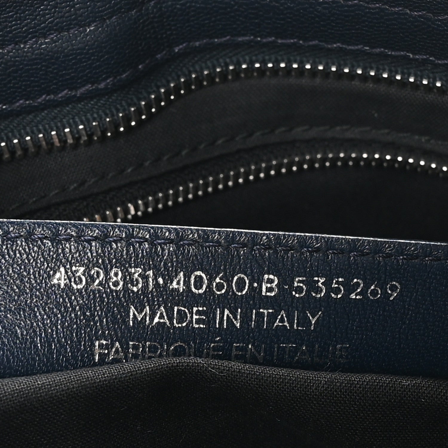 Balenciaga Chevre Silver Metallic Edge Hardware S City Bleu Nuit Dark Sea 8 of 11