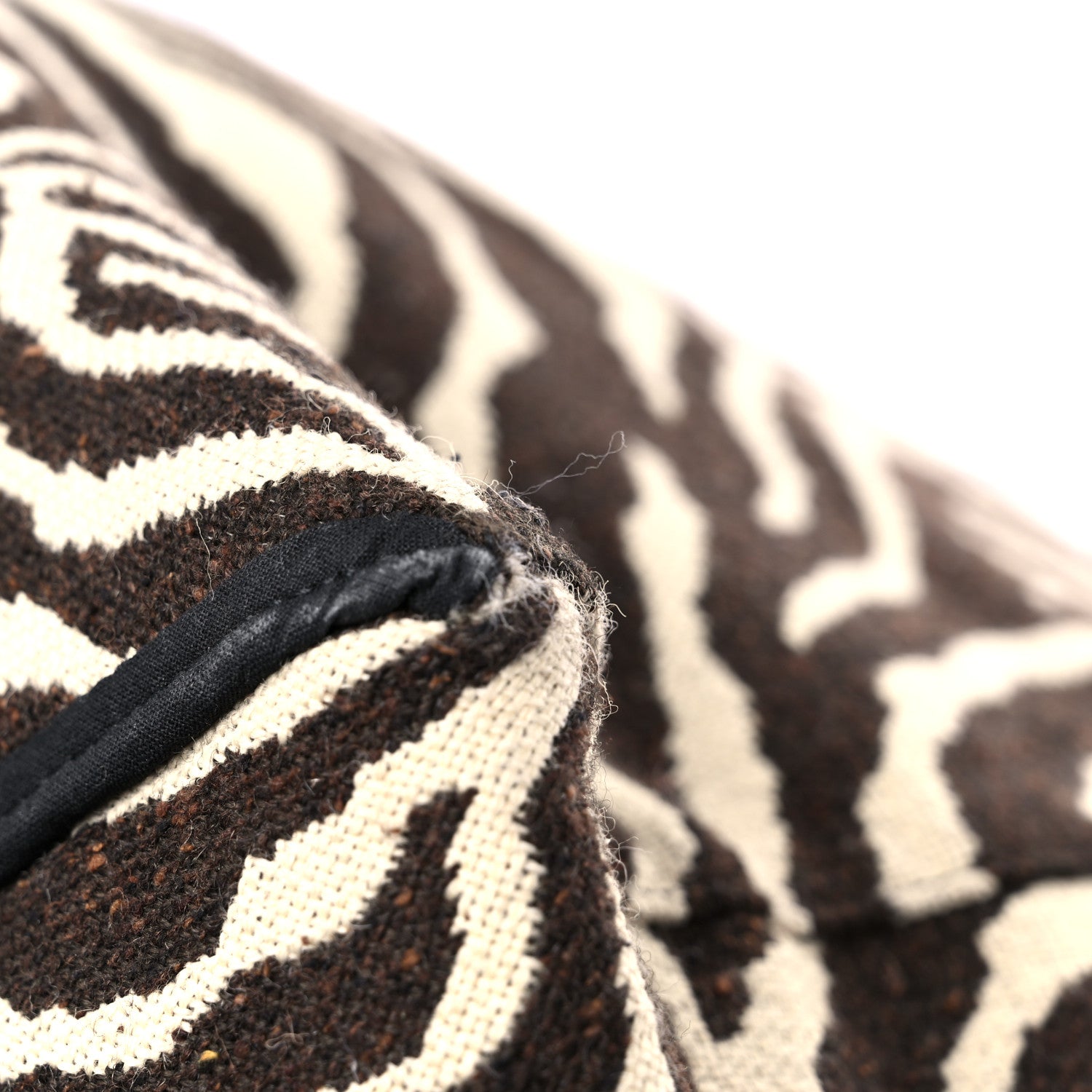 Celine Canvas Zebra Embroidered Large Phantom Cabas Tan 10 of 10